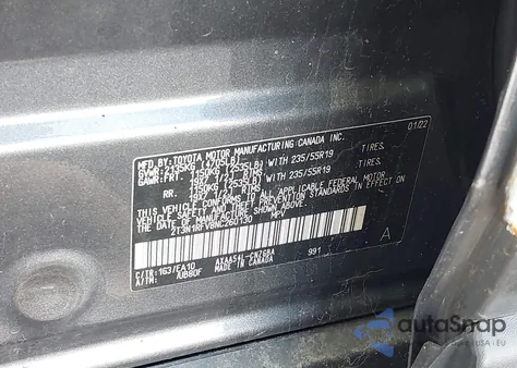 2022 Toyota Rav4 Limited из США, поврежденный, VIN 2T3N1RFV8NC260130